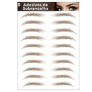 Adesivos de Sobrancelha 6D Biônico Semi Permanente (Compre 1 Cartela e leve 2)
