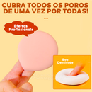 Esponja Aplicadora de Maquiagem de Alta Cobertura - Kit 3 Peças + Brinde Exclusivo Só Hoje  - ®Bbgirl