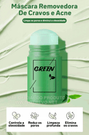 Mascara de Chá Verde Removedora de Cravos, Acne e Poros - MaskGreen® (ULTIMAS UNIDADES EM PROMOÇÃO)