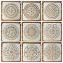 Molde Floral Stencil para Topo de Bolo (Vendas Individuais e Kit Completo)