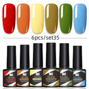 Kit Poligel Com 6 Cores Cada Set - LuxGel Née