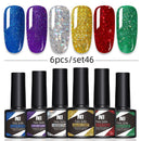 Kit Poligel Com 6 Cores Cada Set - LuxGel Née