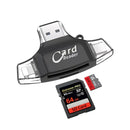 Leitor de Cartão de Memoria USB  4 em 1 - SmartCard®