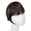FairyHair® - Aplique Tiara com Franja (Cabelo 100% Natural)