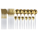Jogo de Talheres Inox 24 Peças - ®PremiumGold