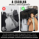 Super Guarda Chuva Automático Grande Reforçado Contra Vento Impermeável Linha Premium