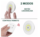 LÂMPADA LUMINÁRIA LED COB SEM FIO - LIGHTHOUSE®