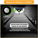Luminária Solar 100 Led Sem Fio Automática ®LightAll