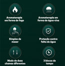 Umidificador de Ar  Difusor de Aromas com Chama Colorida ®FireRelax