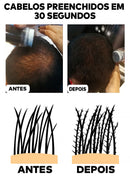 Queratina em Pó para Cobertura de falhas no Cabelo ®TOPHAIR 3 EM 1 (100% NATURAL)