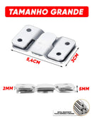Kit 8 Peças Conector de Engate + 16 Parafusos Premium ®