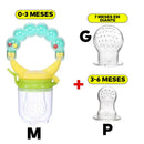 Kit 3 Chupetas Alimentadoras com Furos para Frutas p/ Bebê - FruitBaby®